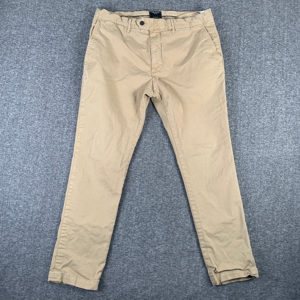 Todd Snyder Chino Pants Men 34x28 Beige Trousers Modern